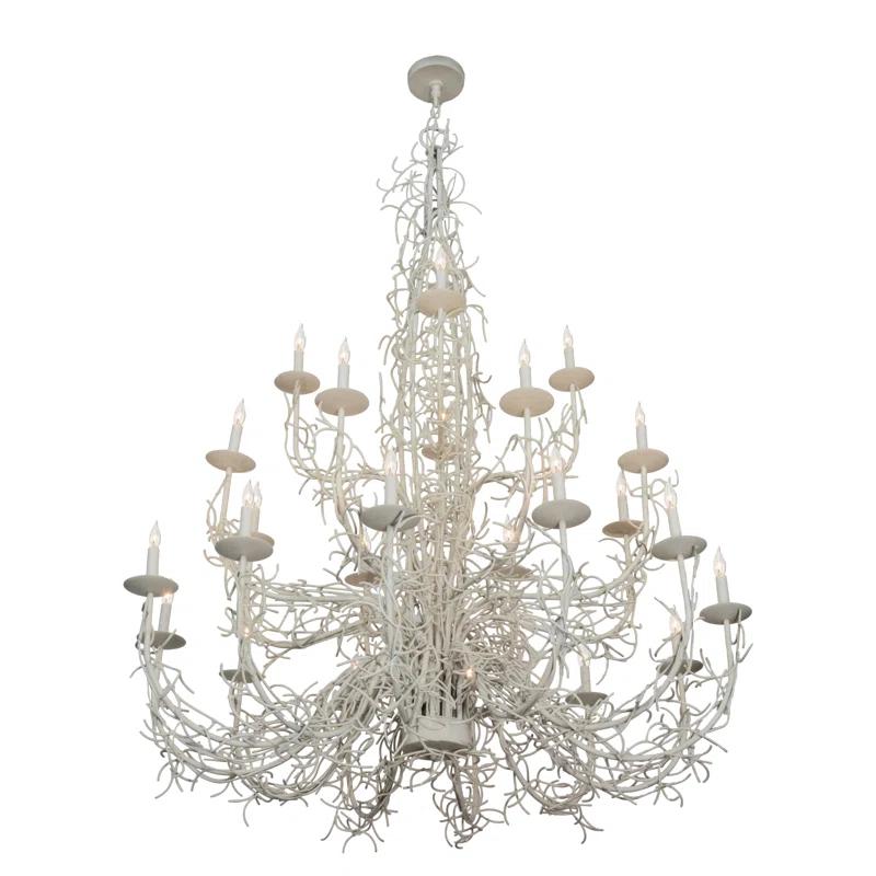 2nd Ave Lighting Twigs 24 - Light Dimmable Empire Chandelier