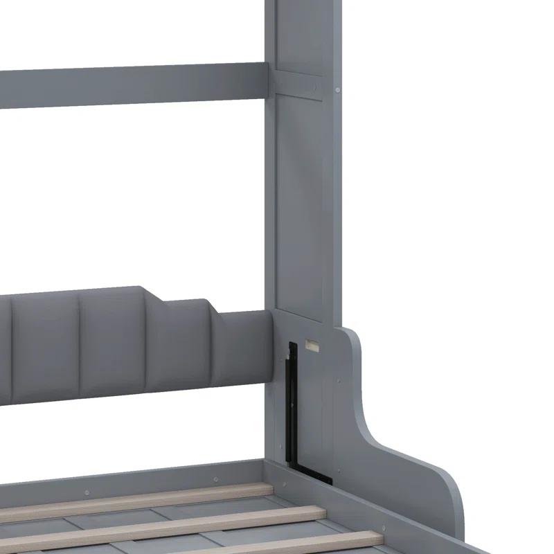 Red Barrel Studio® Queen Size Murphy Bed Wall Bed With Cushion