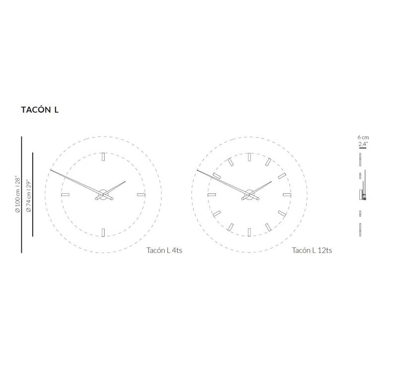 Tacon Metal Wall Clock