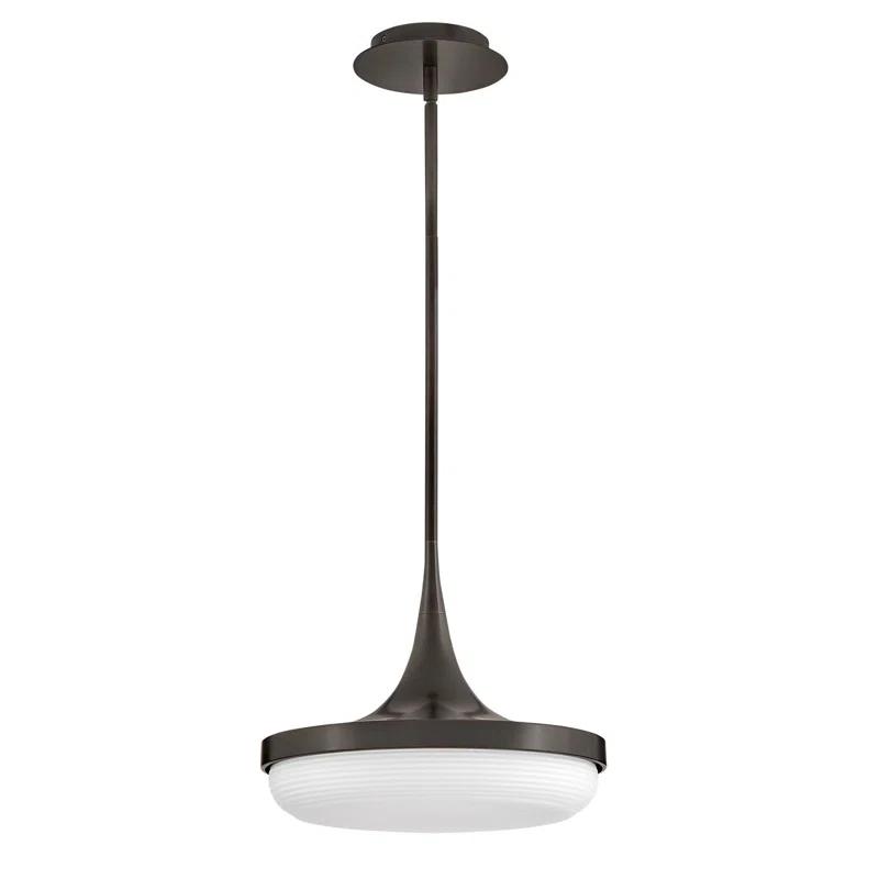 Elsa Integrated LED Convertible Pendant w/ Cased Opal Glass