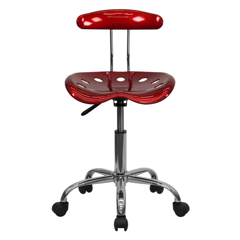 Flash Furniture Bonavant Adjustable Swivel Chair for Desk and Office with Tractor Seat