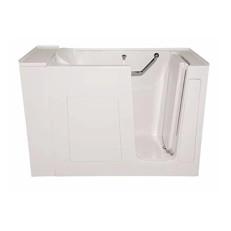 Lifestyle 5230 Walk-In Tub Life Style 52" x 30" Walk in Whirlpool Acrylic Bathtub with Integrated Seat