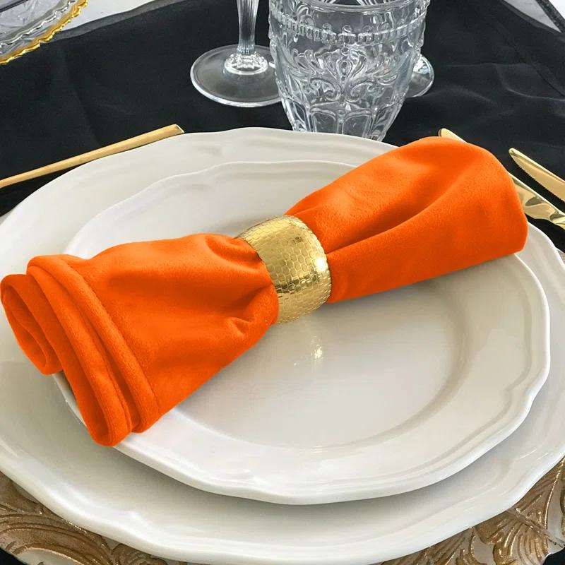 Ruvanti Poly Cotton Enrich Twill Cloth Napkins (Set of 12)