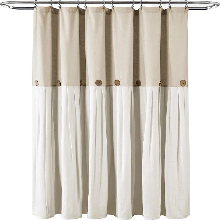 Lush Decor Beckham Shower Curtain