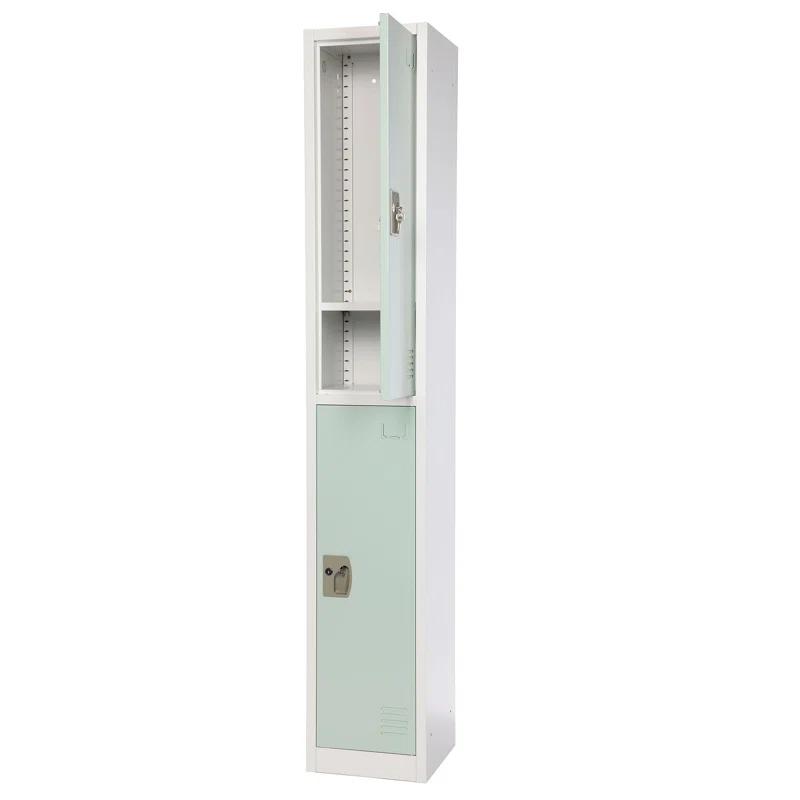 AdirOffice 12'' Wide Steel 2-Tier School and Gym Locker