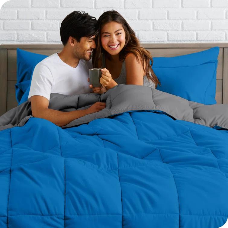 Bare Home 1800 Premium Microfiber Reversible Bed-In-A-Bag