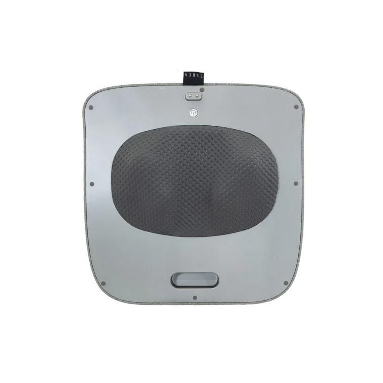 Synca Wellness Upholstered Heated Massage Chair with Ottoman