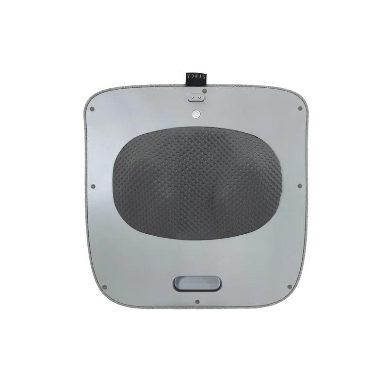 Synca Wellness Upholstered Heated Massage Chair with Ottoman