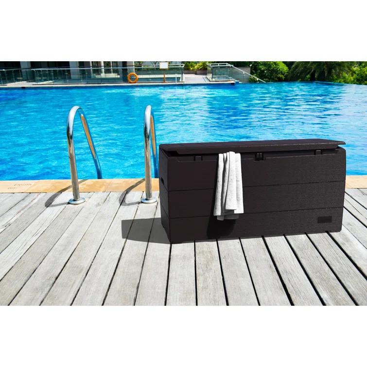 Duramax Building Products Duramax Building Products 71 Gallon Water Resistant Plastic Lockable Deck Box