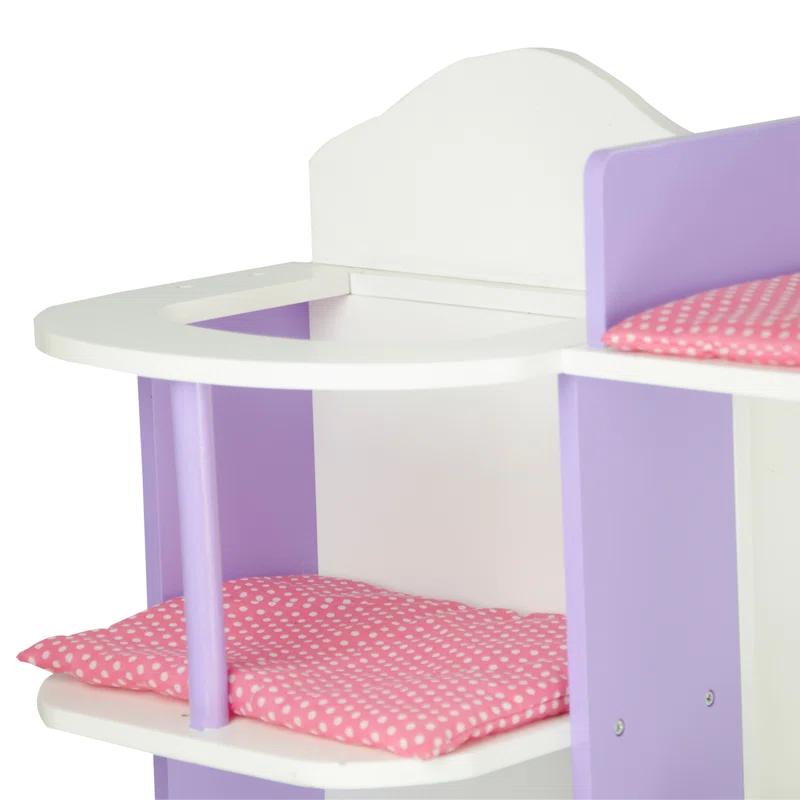 Teamson Kids Olivia's Little World Wooden Doll Changing Station