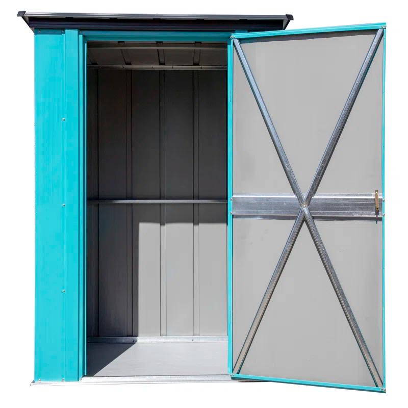 Arrow Spacemaker 4 ft. W x 3 ft. D Metal Vertical Storage Shed