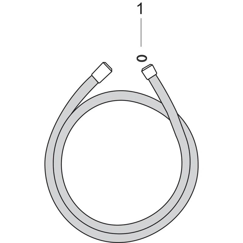 Hansgrohe Starck 49" Hose Free Standing Tub Filler 28282000