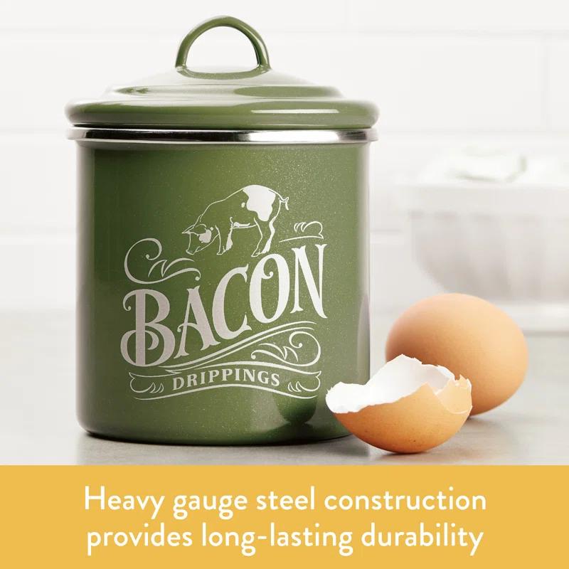 Ayesha Curry Ayesha Curry Enamel on Steel Bacon Grease Can, 4-Inch x 4-Inch