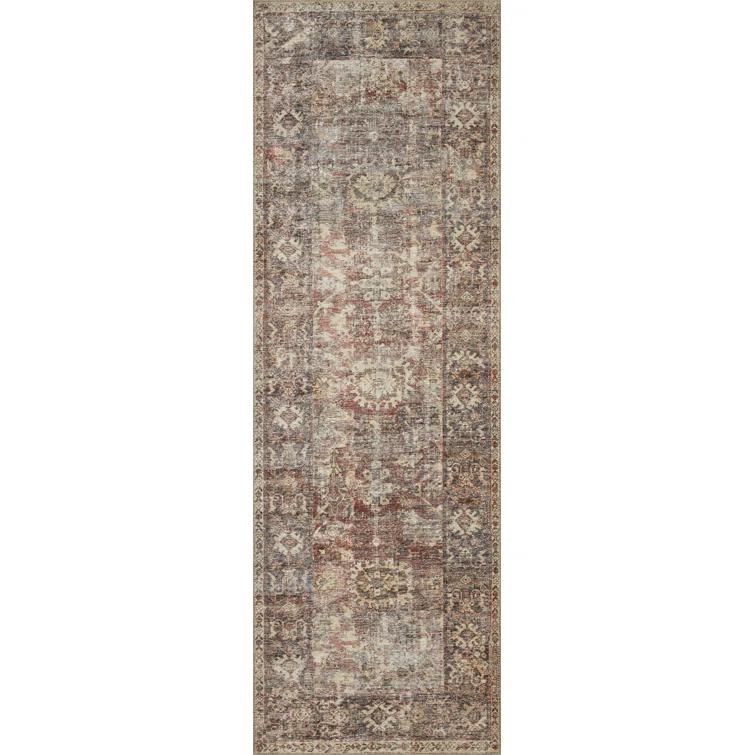 Georgie Oriental Bordeaux/Antique Area Rug
