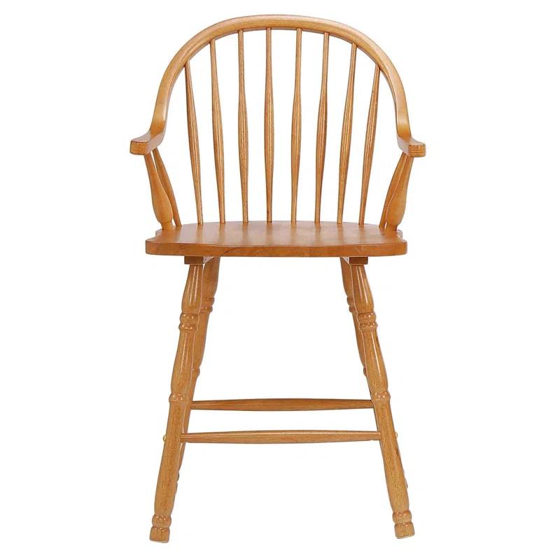 Besthom Solid Wood Counter Stool (Set of 2)