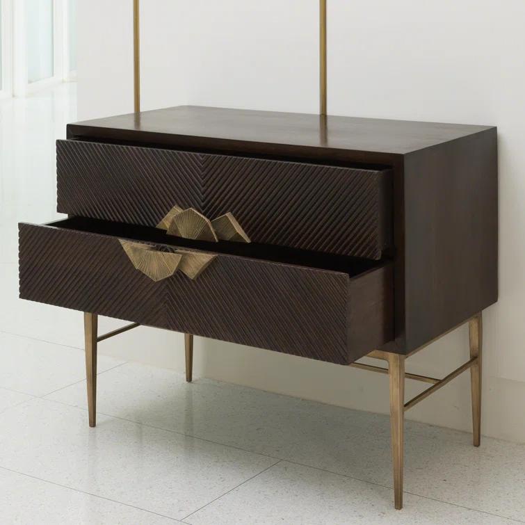 Global Views Galapagos Two-Drawer Chest