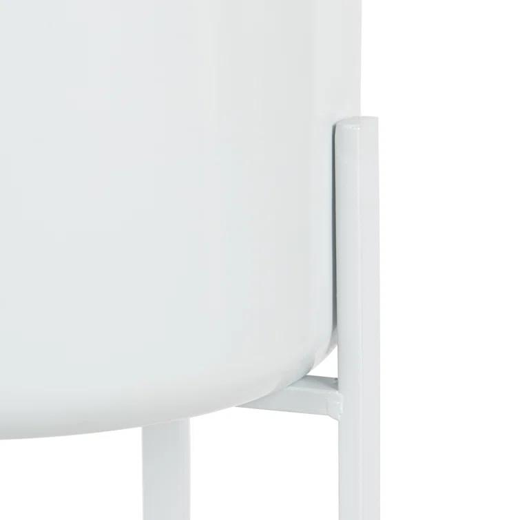 CosmoLiving by Cosmopolitan 2 - Piece Metal Dome Indoor Outdoor Planter with Removable Stand Set