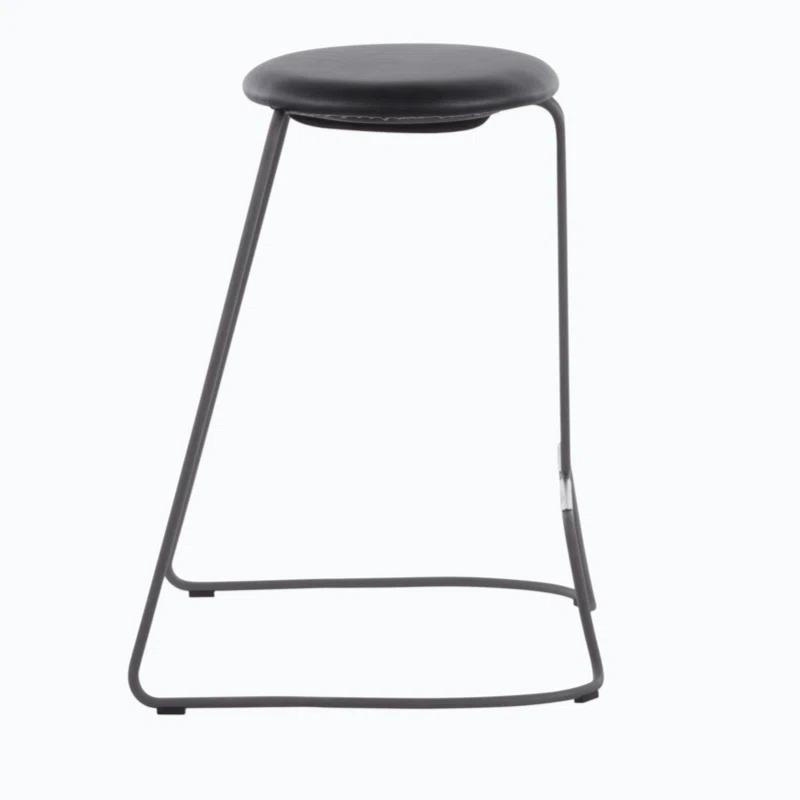 Wenty Upholstered Counter Stool with Metal Frame (Set of 2)