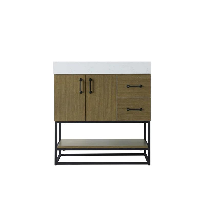 Living District 32 inch Single Bathroom Vanity