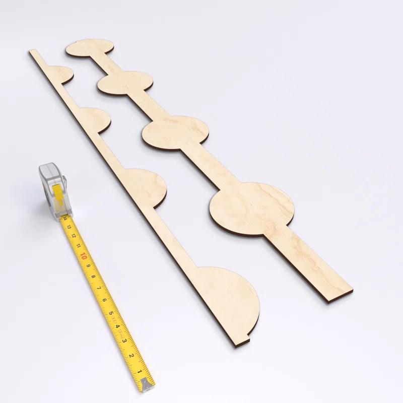 Ekena Millwork Bridgeport Adjustable Wood Decorative Slat Wall Panel Kit