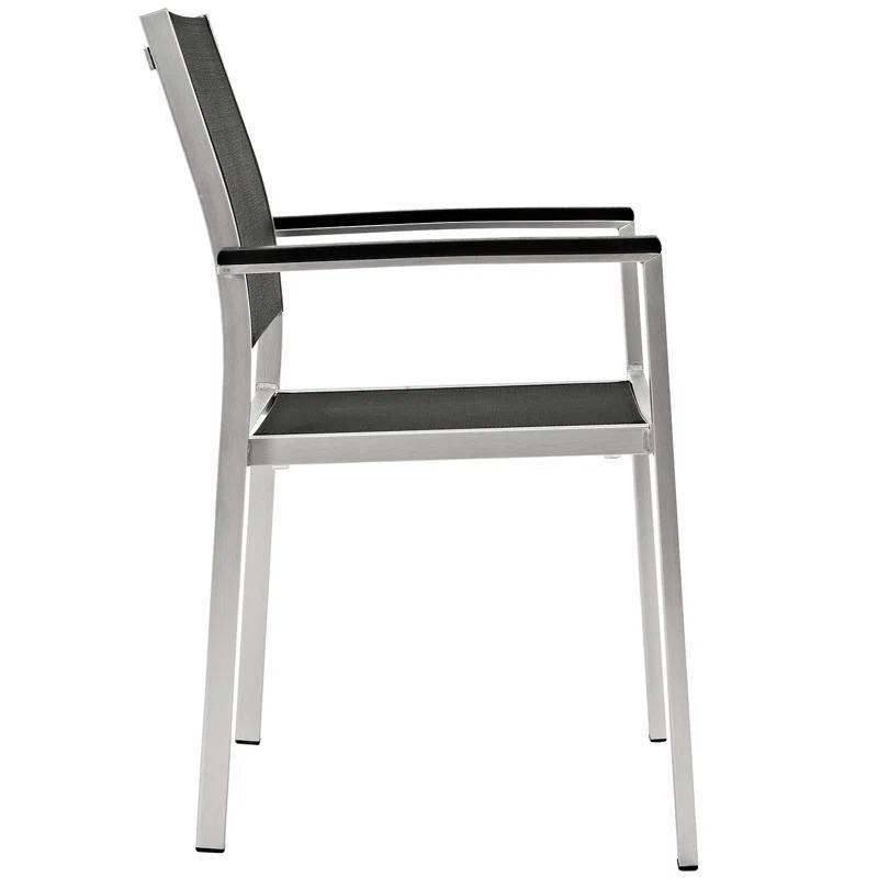 Modway Shore Dining Chair Outdoor Patio Aluminum (Set of 2)