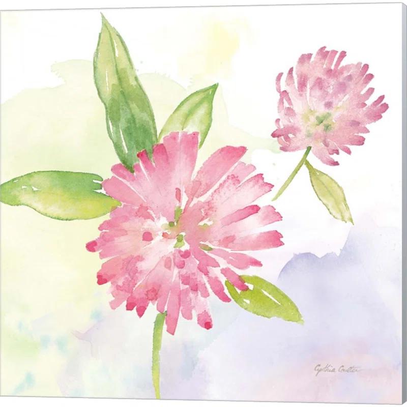 Red Barrel Studio® " Wildflower Single I & II " by Cynthia Coulter 2 - Pieces (Set of 2)