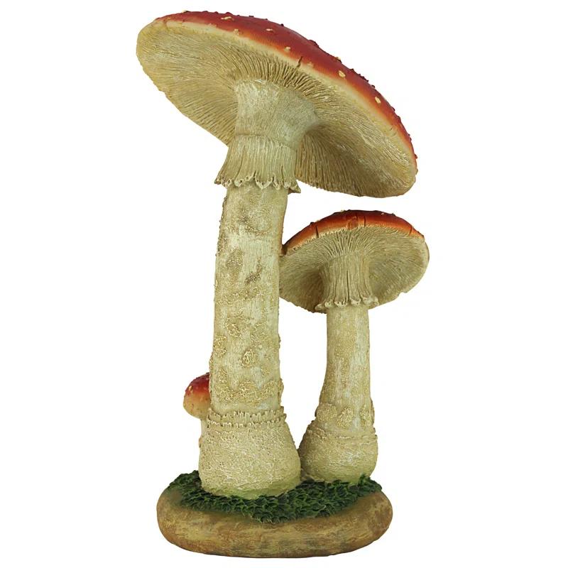 Design Toscano Mystic Forest Red Mushroom Statue