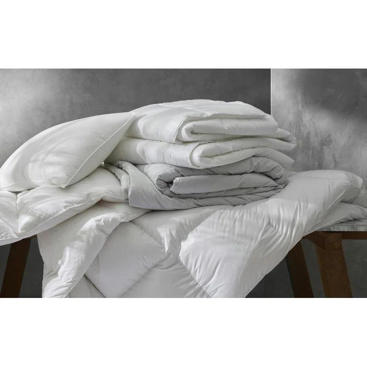 Standard White Cotton Percale Duck Down Pillow