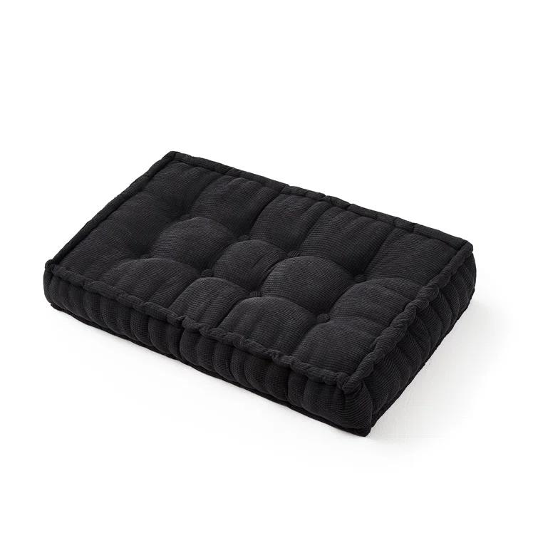 DormCo Rainha Rectangle Tufted Extra Thick Oversized Floor Pillow