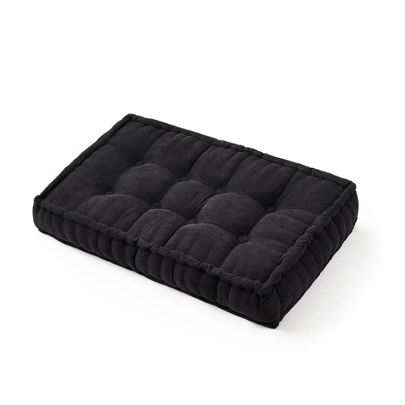DormCo Rainha Rectangle Tufted Extra Thick Oversized Floor Pillow