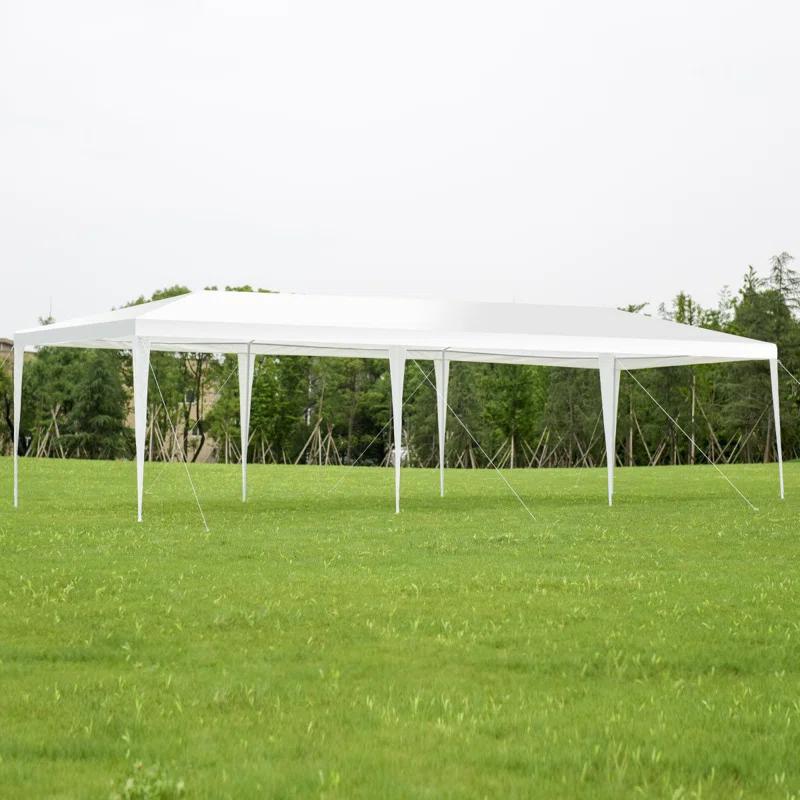 Costway 30 Ft. W x 10 Ft. D Steel Party Tent Canopy