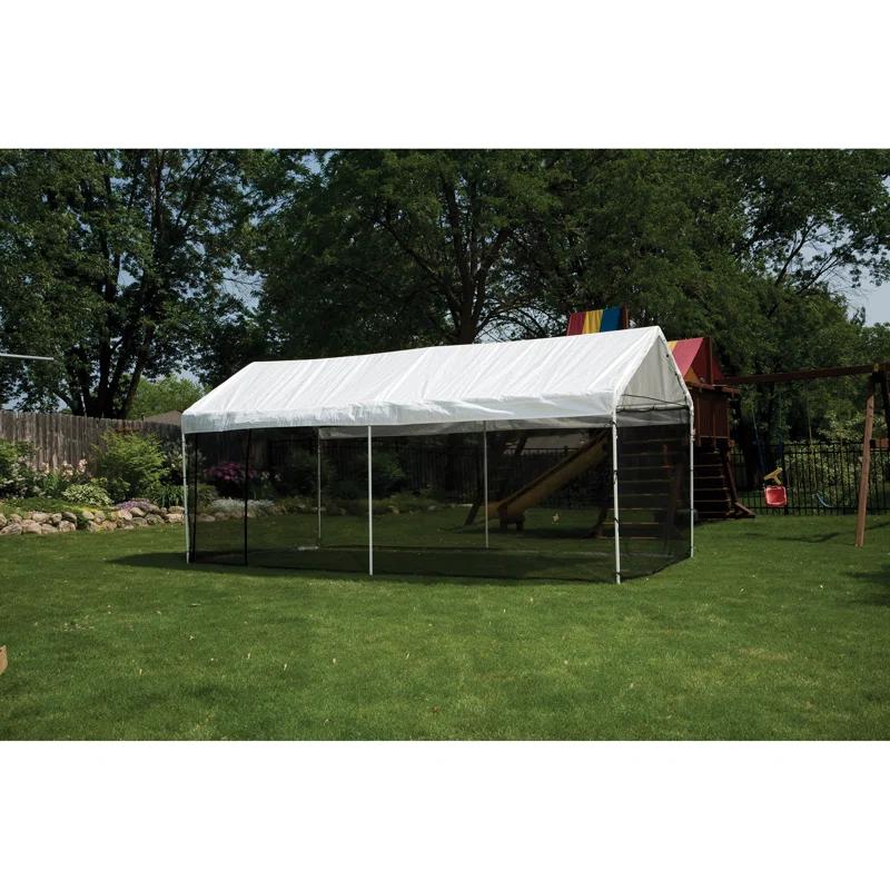 ShelterLogic MaxAP ShelterLogic Black Fabric Screen for Canopy