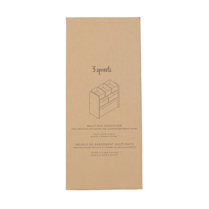 3 Sprouts - Toy Organizer Storage Unit with 6 Bins