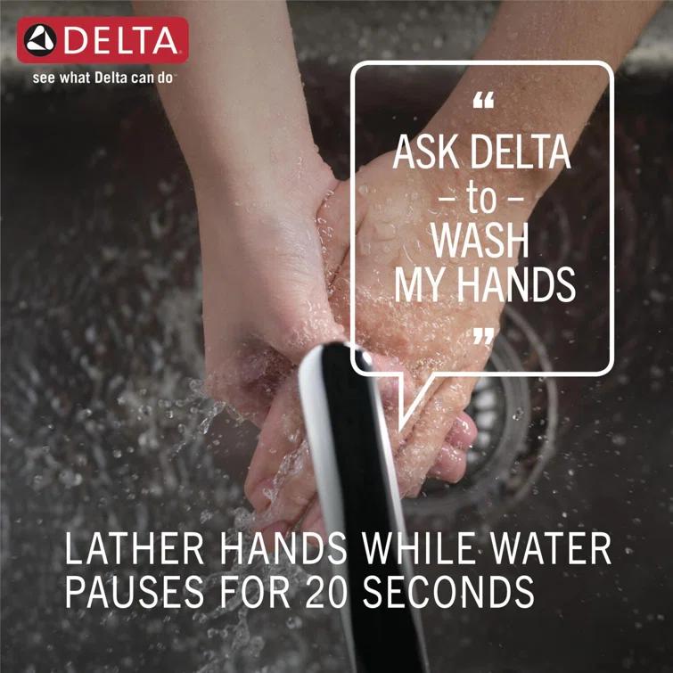 Delta 9113TL-BL-DST Essa Touch2O Kitchen Sink Faucet with Touchless Technology