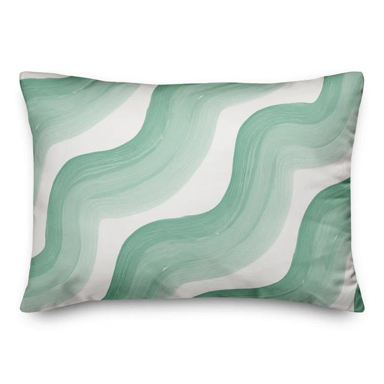Designs Direct Creative Group Striped Indoor/Outdoor Reversible Throw Pillow
