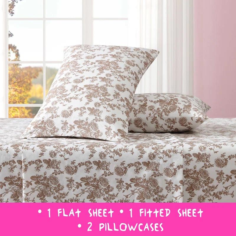 Betsey Johnson Betsey Johnson Printed Novelty Sheet Sets