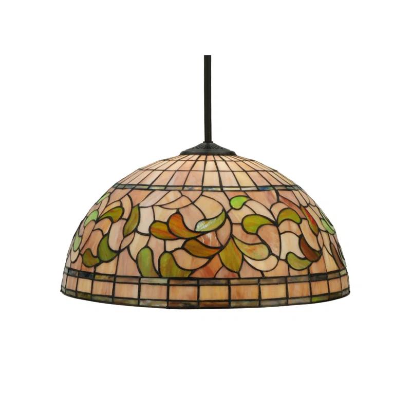 Meyda Tiffany & Stained Glass 1 - Light Mahogany Bronze Single Pendant