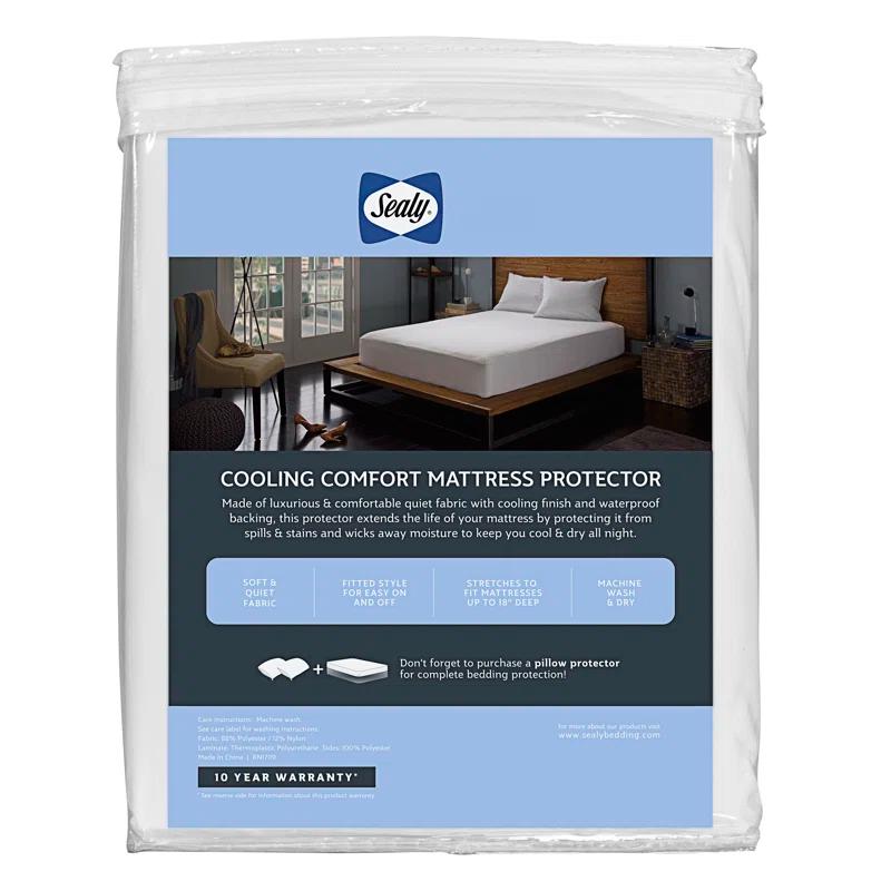 Sealy Cooling Comfort Hypoallergenic Mattress Cover