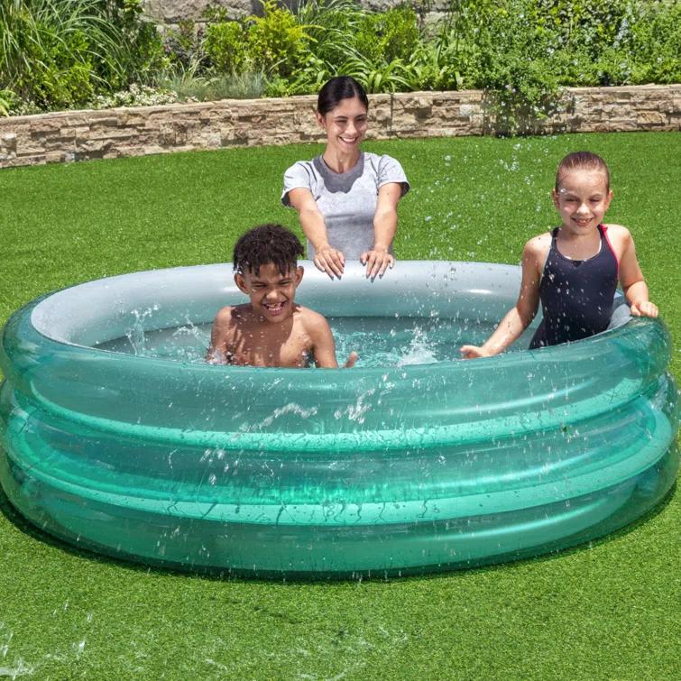 Bestway Plastic Round Kiddie Pool 20.87'' H x 66.93'' W x 66.93'' L