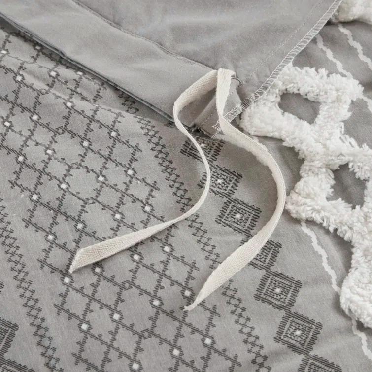 INK+IVY Imani Cotton Printed Duvet Cover Set