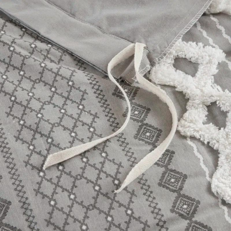 INK+IVY Imani Cotton Printed Duvet Cover Set