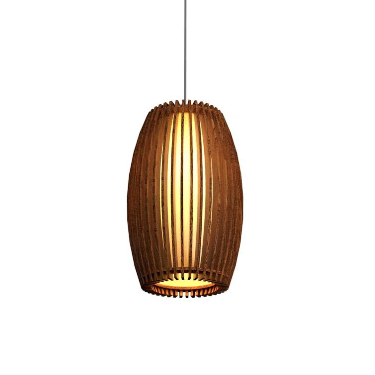 Accord Lighting Stecche Di Legno 1 - Light Single Pendant