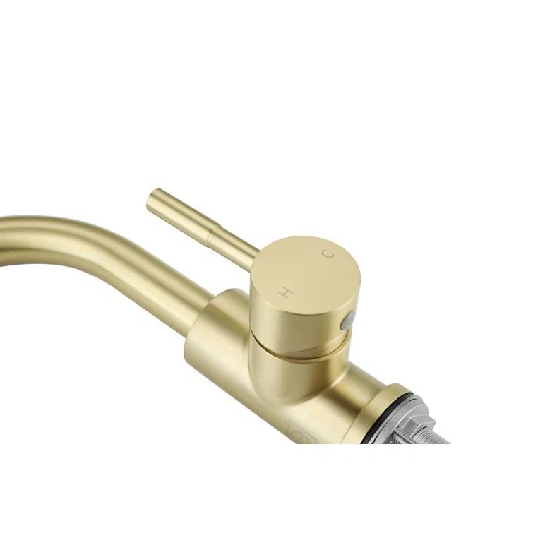 Elegant Home Living Louis Single-Hole Single-handle Bathroom Faucet FAV-1003BGD