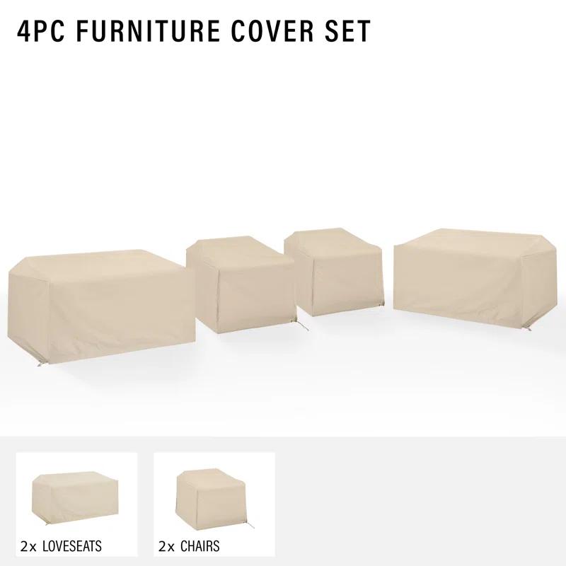 Rebrilliant Furniture Covers Outdoor Conversation Set Cover