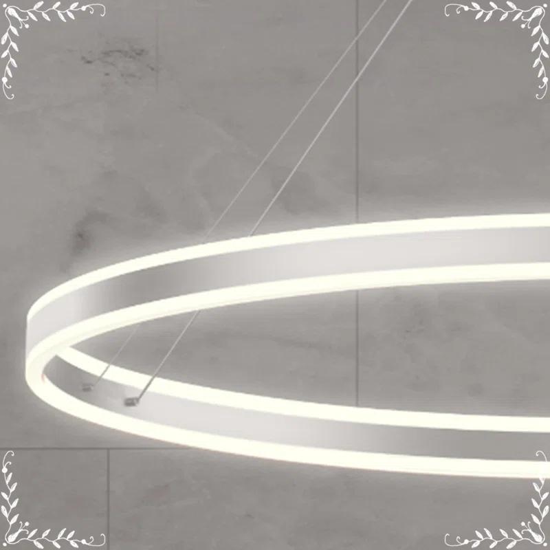 Double Corona 2 - Light Dimmable LED Wagon Wheel Chandelier