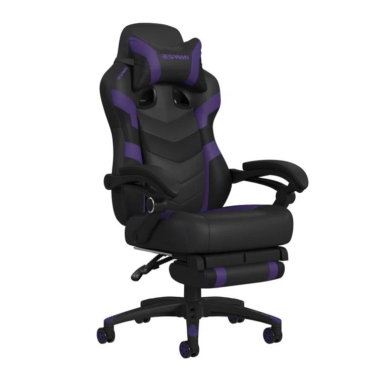 Respawn RESPAWN 110 Pro Gaming Chair - Gaming Chair with Footrest, Reclining Gaming Chair, Video Gaming Computer Desk Chair, Adjustable Desk Chair, Gaming Chairs For Adults With Headrest Pillow