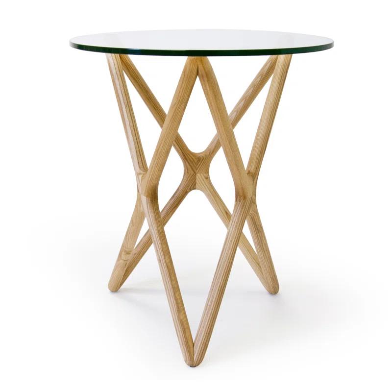 Lark Glass End Table