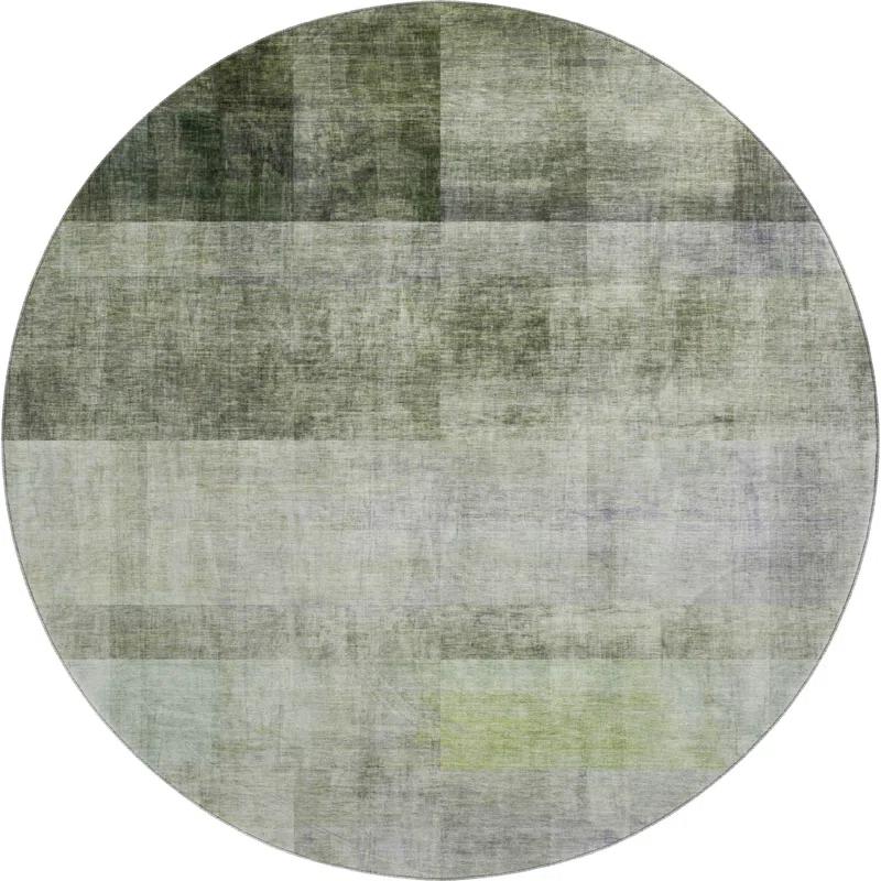 Premium Machine Washable Cerrito AMF568 Olive Rug