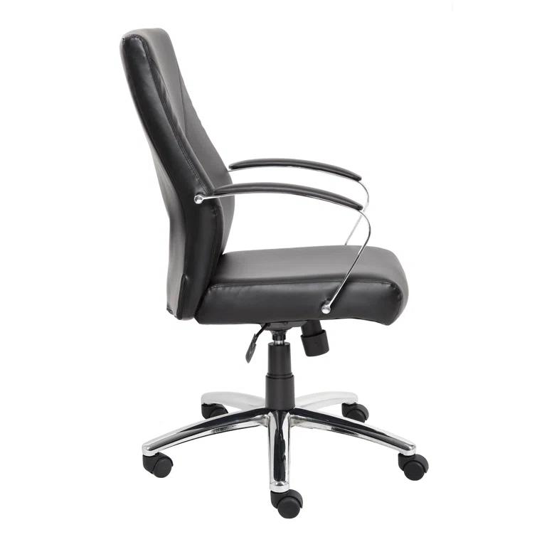 Boss Office Products Leather Conference Chair