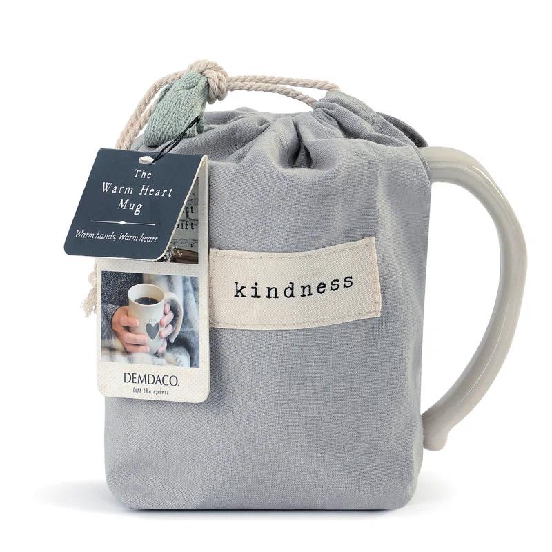 August Grove® Crow Kind Heart Coffee Mug
